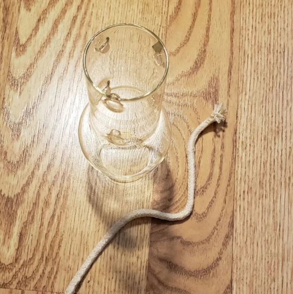 Wine Light Flame Protector Clear Glass for In/Outdoor Use by Vintage Concepts NE - Picture 3 of 7